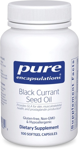 [BRSWIY37B5YGYYDK] Saf Encapsulations Black Currant Seed Oil | Hipoallerjen Diyet Tamam | 100 Softgel Capsules