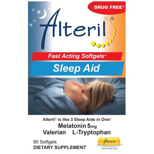 [BRSWGEITO4PGMHYY] Alteril Natural Sleep Aid Soft Gel 60ct