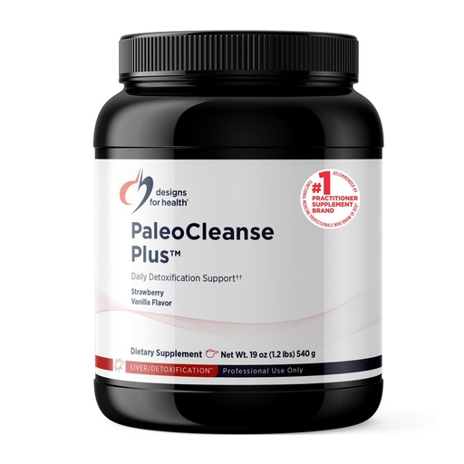 [BRSWYYYNOQNWAFL5] Designs for Health PaleoCleanse Plus - Detox Powder with 18g Bone Broth Protein, Antioxidant Herbs, Vitamins + Minerals - Smoothie Shake Drink Mix, Strawberry-Vanilla Flavor (15 Servings / 540g)