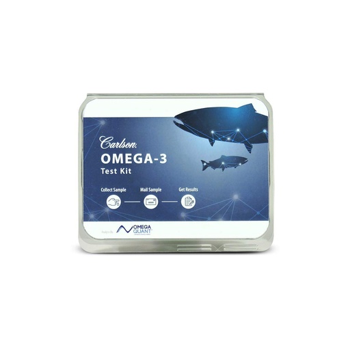 [BRSWY2YTCEPRGADJ] Carlson Omega-3 Test Kit, Omega-3 Index Home Testing Kit, Measures EPA & DHA Levels, 1 Kit