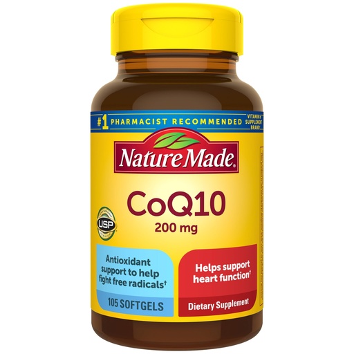 [BRSWGEINDMNRMD3H] Nature Made CoQ10 (Coenzyme Q 10) Softgel, 105 count : 105 count