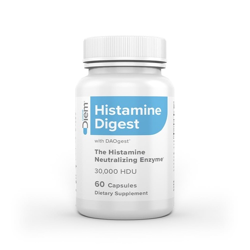 [BRSW2ZA2CUIBS2TB] Omne Diem DAO 30,000 HDU - 60 Caps - Histamine Neutralizing Enzyme - Relieve Histamine Intolerance with Diamine Oxidase - The Original Tested DAO Enzyme Supplement