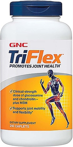 [BRSWIZQFOYBAG2A7] GNC TriFlex, Targeted Joint, Bone & Cartilage Health Supplement with Glucosamine Chondroitin & MSM, Support Mobility & Flexibility, 240 Caplets