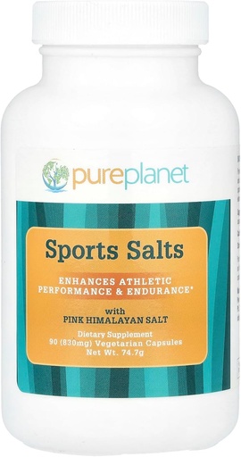 [BRSWKFQIOZ6WOE3G] PURE PLANET Sports Salts, 90 Vegetarian Capsules