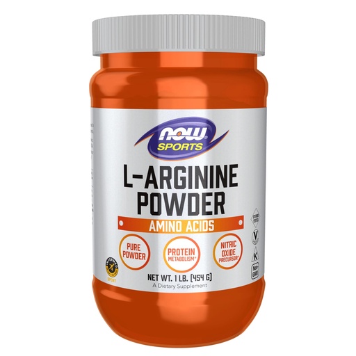 [BRSWIY3QB4PAE3QZ] NOW Sports Nutrition, L-Arginine Powder, Nitric Oxide Precursor, Amino Acids, 1-Pound