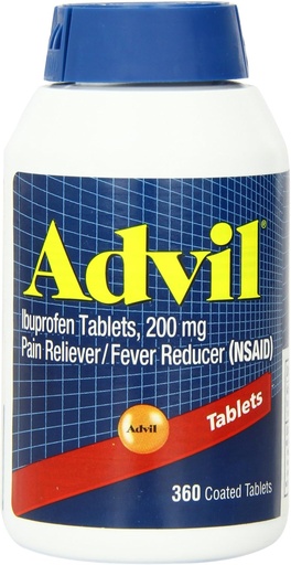 [BRSWIZT6OYBWIAD4] Advil Tablets, 200mg - 360 ct