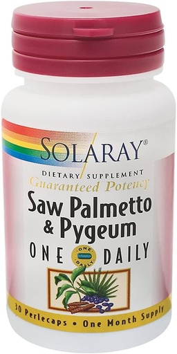 [BRSWIYQ4OMBQOD3A] Guaranteed Potency Saw Palmetto and Pygeum One Daily - 30 Capsules