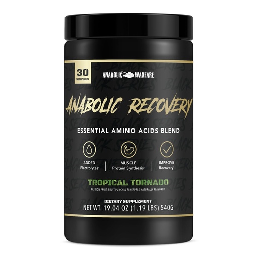 [BRSW2BQYOUFGO3LA] Anabolic Recovery, Essential Amino Acids, Post Workout Recovery, Premium Hydration, Build Muscle* (Tropical Tornado, 30 Servings)