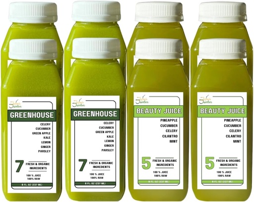 [BRSRMHY6OEBBODLV] 1 Day Organic Raw Low Sugar Juice Cleanse - Lose Weight, Curve Cravings & Reboot Your System - Great for Kids too!