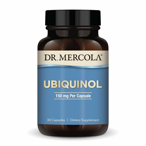 [BRSWECQKPIMGAYL7] Dr. Mercola Ubiquinol - Supports Energy Production - Antioxidant Supplement - Non-GMO, Gluten-Free & Soy-Free - 30 Capsules (30 Servings) - 150 mg