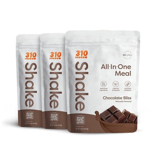 [BRSW2CD3BABWKGTP] 310 Nutrition - All-In-One Meal Replacement Shake - New Formula with Fiber Rich Vegan Superfood Blend - Natural Sweeteners - Low Carb Shake, Keto & Paleo Friendly - Gluten Free - 26 Essential Vitamins & Minerals - Triple Flavor Pack