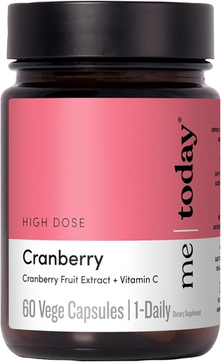 [BRSRMEIFOEPGKHQ6] me today Cranberry 30,000mg with Vitamin C – Urinary Tract Health Support, Immune Boost, Vegan Supplement– High Potency Cranberry Pills for Women and Men, 60 Servings