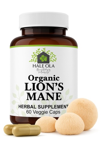 [BRSRAFL7O4BWCAY3] Lions Mane Supplement Capsules - Non-GMO & Kosher Certified Lions Mane Mushroom Capsule for Cognitive Function, Nerve Health, Brain Cell Growth, Improve Focus & Memory - 60 Capsules