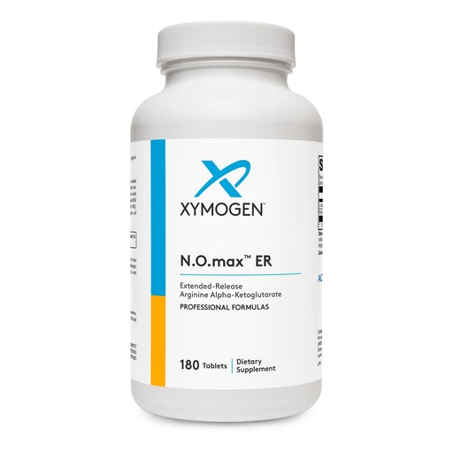 [BRSRMGQTCR7GAGTD] XYMOGEN N.O.max ER - Extended-Release Arginine Alpha-Ketoglutarate - Nitric Oxide Precursor for Circulatory Health & Muscle Function - Gluten-Free & Non-GMO - 180 Tablets | Extended-Release Arginine Alpha-Ketoglutarate, Nitric Oxide Precursor for Circulatory Health and Muscle Function