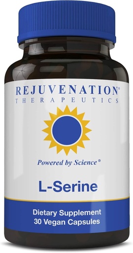 [BRSROZIQBEMBACDL] Rejuvenació Therapeïcs L-Serinina 500 mg, 30 Vegan Capules - No-GMO, Rice-Free, Guten-Free