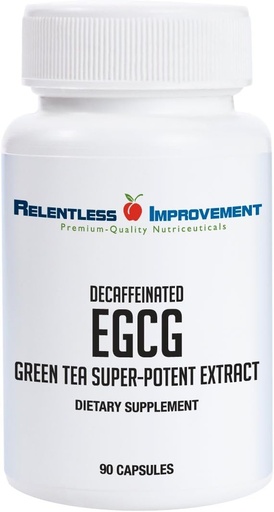 [BRSWIFITCIHRGHTK] EGCG Green Tea Extract 90 Capsules 670mg Extracto Por Capsule Estándarizado a Alta Potencia 98%+Polyphenols 60% EgCG Very Low Caffeine Gentle On Digestive System