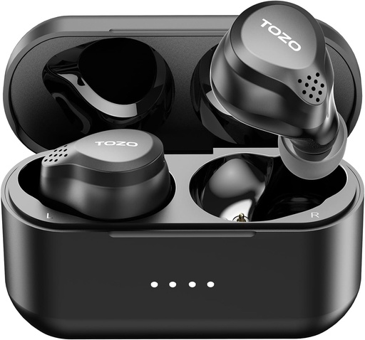 [BRSRMZQ6O55QI3TD] TOZO New NC7 All-Function Hybrid Active Noise Cancelling Wireless Earbuds, Bluetooth 5.3 Headphones with Ultra Long 72H Playtime, in-Ear Detection, App Customization, Immersive Sound Deep Bass Headset