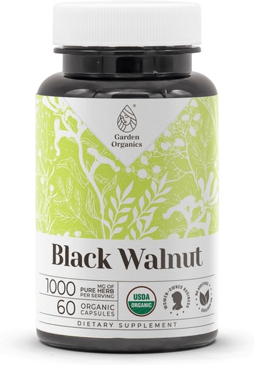[BRSROHYPAEFRQHQY] Black Walnut USDA Organic 60 Kapsule 