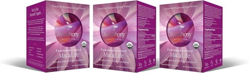 [BRSWGAT3OV5WMYLG] Femmenesence ® MacaLife ® - Klinicky osvědčený Perimenopauzální dodatek pro přírodní hormonální rovnováhu, úlevu od příznaků, podporu srdce a nálady, bez přidaných hormonů (360 kapslí, 180 denní dodávka)