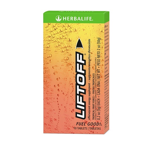 [BRSWGHALCMBGAFL4] Effervescent Energy Supplement Tropical Fruit Force 10 Tablets