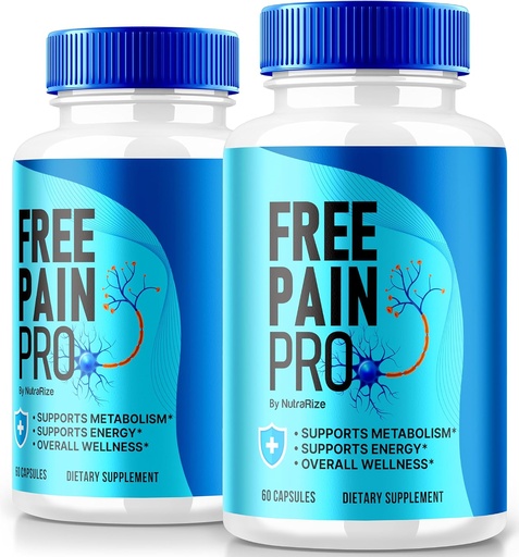 [BRSRAGAECINGMAY4] NutraRize (2 Pack) Free Pain Pro Capsules, Official Keto Formula for Fit and Healthy Body, All Natural Supplement to Support Overall Wellness, Premium FreePainPro Pills Review (120 Capsules)