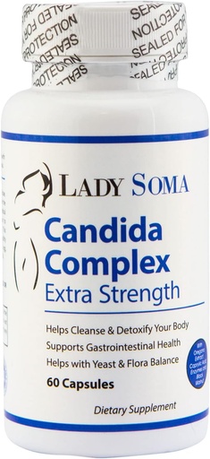 [BRSWIHAZOUBROD3U] Lady Soma Candida Complex - Extra sterkte Gist & BV Overgroei Capsules
