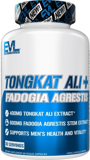 [BRSRA237A4HAY33Z] 营养Tongkat Ali + Fadogia Agrestis - 男性健康+生命力支持 - 400mg Tongkat Ali + 600mg Fadogia Agrestis Stem 提取 - 工作补充 - 蔬菜 Capsules - 30名服务者