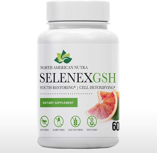 [BRSWGFI2A4MGACLZ] Selenex GSH | Best for Glutathione Production | 60 Capules| NAC 600mg, SelenoExcell® Selenium 200mcg, Red Orange Complex 100mg