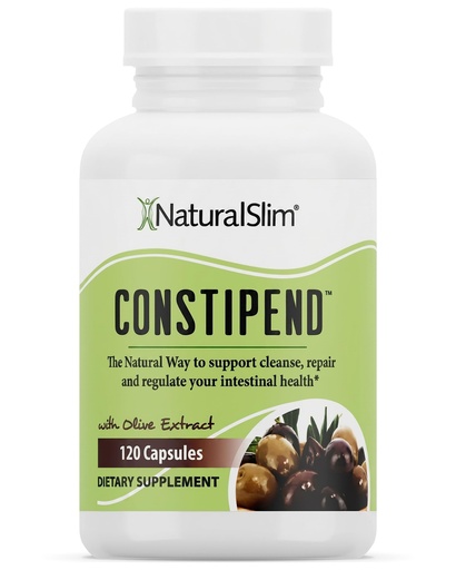[BRSWIAYCCB5A42Q5] NaturalSlim, Constipation Relief, Stool Softeners Constipend, Colon Cleanser for Women & Men with Magnesium Citrate, Aspartate & Olive Extract, 120 Vegetable Capsules