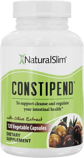 [BRSWIAYCCB5A42Q5] NaturalSlim, Constipation Relief, Stool Softeners Constipend, Colon Cleanser for Women " with Magnesium Citrate, Aspartate " Olive Extract, 120 Vegetable Capsules