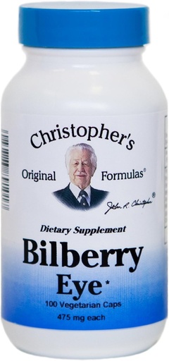 [BRSWIYQ2DEIQO33G] Dr. Christopher's Formula Bilberry Eye, 100 Count