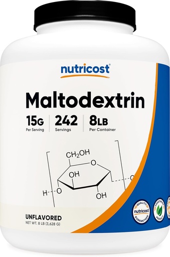[BRSWG2Y7OYDQIFA2] Nutricost maltodekstrino milteliai 8LBS - Gluten Free, GMO nemokamai