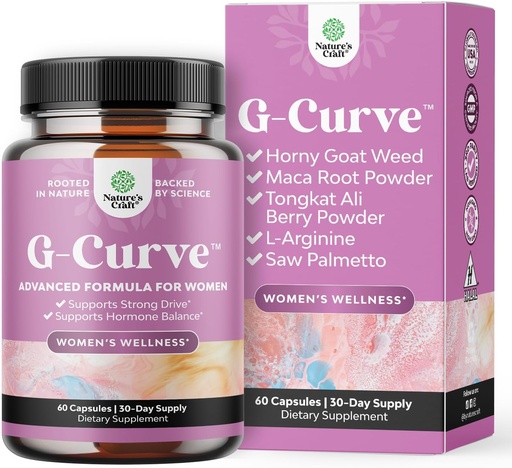 [BRSW2FD2DIGRUC3V] G- Curve Bryst og Butt Enhancer Pills kan støtte Volaptuous Curves - Urte Enhancement Pills med Horny Goat Weed for kvinder Saw Palmetto Extract og L- Arginin * Resultater Kan Vary