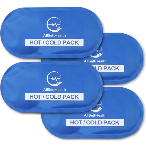 [BRSWY2QPOBYB6CTF] Ice Packs for Injuries Reusable for Swelling & Pain Relief – Soft Gel Ice Packs Reusable, Cold Packs for Injuries, Soft Ice Packs for Sprains, Bruises & Recovery, 10.5 x 5 Inch (4 Pack)