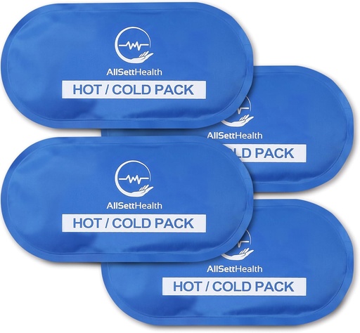[BRSWY2QPOBYB6CTF] Reusable Hot and Cold Gel Ice Packs for Injuries | Cold Compress, Ice Pack, Gel Ice Packs, Cold Packs for Injuries,10.5 x 5 Inch (4 Pack)