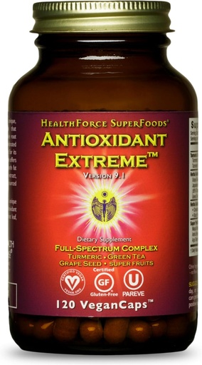 [BRSWIYQ5AF6B4FYV] GEZONDHEIDSFORCE SUPERFOODS Antioxidant Extreme - 120 Vegan Capsules