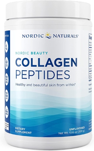 [BRSWYCA6OEGWA2TU] İskandinav Naturals Nordic Beauty Collagen,, Unflavored - 10.6 Ounces - Skin Health ve Elasticity için Collagen Supplement - Sıcak ve Soğuk İçecekler için - 30 Hizmet