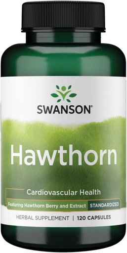 [BRSWIZQPBYPAACTY] Swanson Hawthorn kivonat (szabványosított) 250 milligramm 120 kapszula