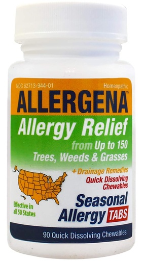 [BRSWGFL3AUMW2HL4] PROGENA - Allergena Seasonal Allergy Tabs (90 Tablets)