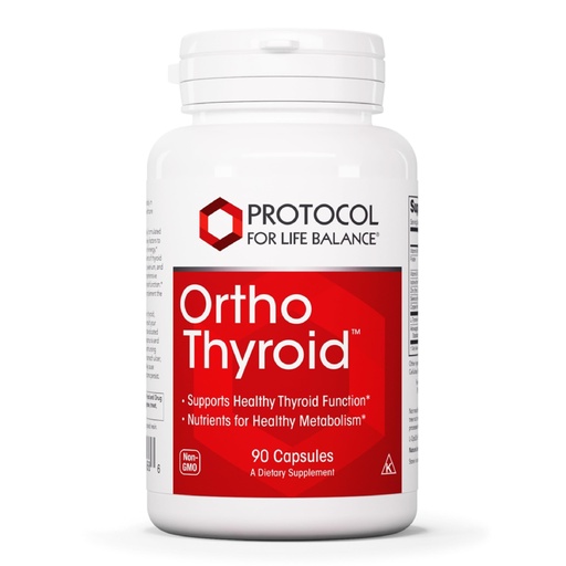 [BRSWIYYFOB6QGED4] PROTOCOL FOR LIFE BALANCE Ortho Thyroid - Supports Healthy Thyroid Function* - with Ashwagandha, Zinc & Selenium - Non-GMO & Kosher - 90 Veg Capsules
