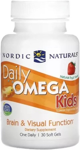 [BRSWIZQFCAHR6D3K] Nordic Naturals - Daily Omega Kids, Healthy Heart Support, 30 Soft Gels