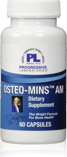 [BRSWKHYQDF7BA2L4] Progresif Labs Osteo- Mins AM Suplemen, 60 Count oleh Progresif Labs