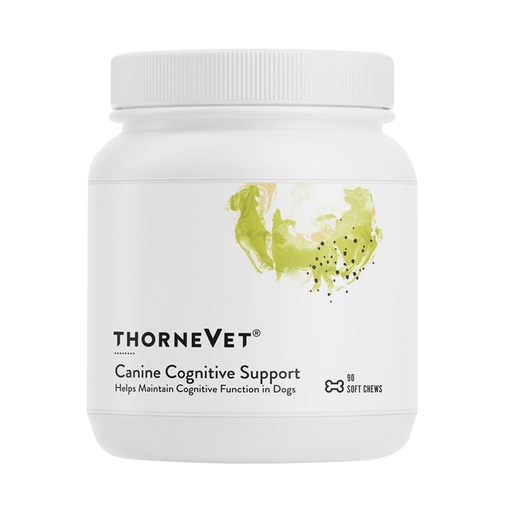 [BRSROFQYAUDQA2AV] ThorneVet Canine Cognitive Support Soft Chews for Dogs - Great Tasting Health Supplement with B Vitamins and Antioxidants to Support The Brain Health of Your Senior Dog - 90 Soft Chews