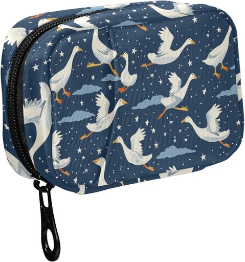 [BRSRAAIZB4DQIEYZ] Nightsky və Stars Travel Pill Organizer Bag, Purse Storage Weekly Vitamin Tibbi Təhlükəsizlik üçün Pill Case