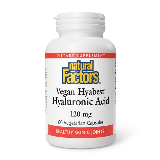 [BRSWIZT7DMGGYFIZ] Natural Factors - Hyabest Hyaluronic Acid, Supports Healthy Joints & Skin, 60 Vegetarian Capsules