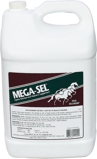 [BRSWIYYKAAOBSCL6] 599840 Mega-Sel Liquid Formula for Horses, 2.5 Gallon