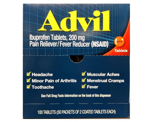 [BRSWIADRBACRC3L4] Advil Pain Reliever / Fever Reducer Coated Tablet Refill