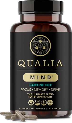[BRSRA2YZOQFW2FLG] QUALIA MIND (Caffeine Free) | Beyin Sağlığı için Nihai Ölmüş Nootropic To Yakıt Focus & Concentration* | Supports Long Term Brain Health|Keep Drive & Verimlilik