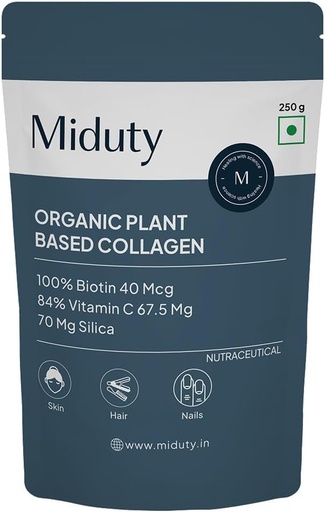 [BRSRAZ37CN6QEHQY] Generic Organic Collagen Powder, Collagen Supplement, Skin, Hair & Nails, Skin Nourshing Formula, Plant Based Collagen, Organic Collagen Powder Pack - 250gm