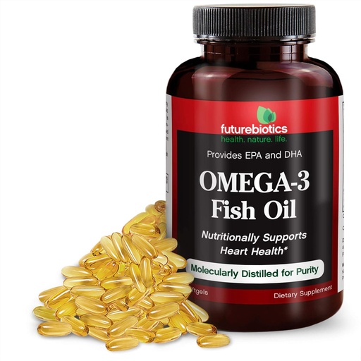 [BRSWIYQ2BAARSHDI] Futurebiotics Omega-3 Fish Oil, 100 Vegetarian Softgels